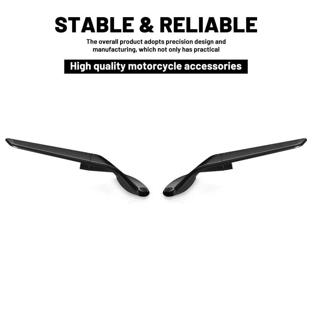 2024 CBR650R Rearview Mirror Motorcycle Invisible Rearview Mirror For Honda CBR 650R CBR650R 2019-2024 Aluminum Winglet Mirror