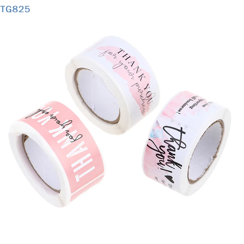 【AN】【SA】120PCS Thank You Stickers Label For Envelope Sealing Decor Sticker Stationery