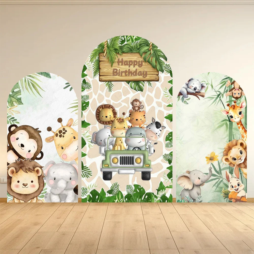 Photography Zoo - Fondo de Arco para Fiesta Temática