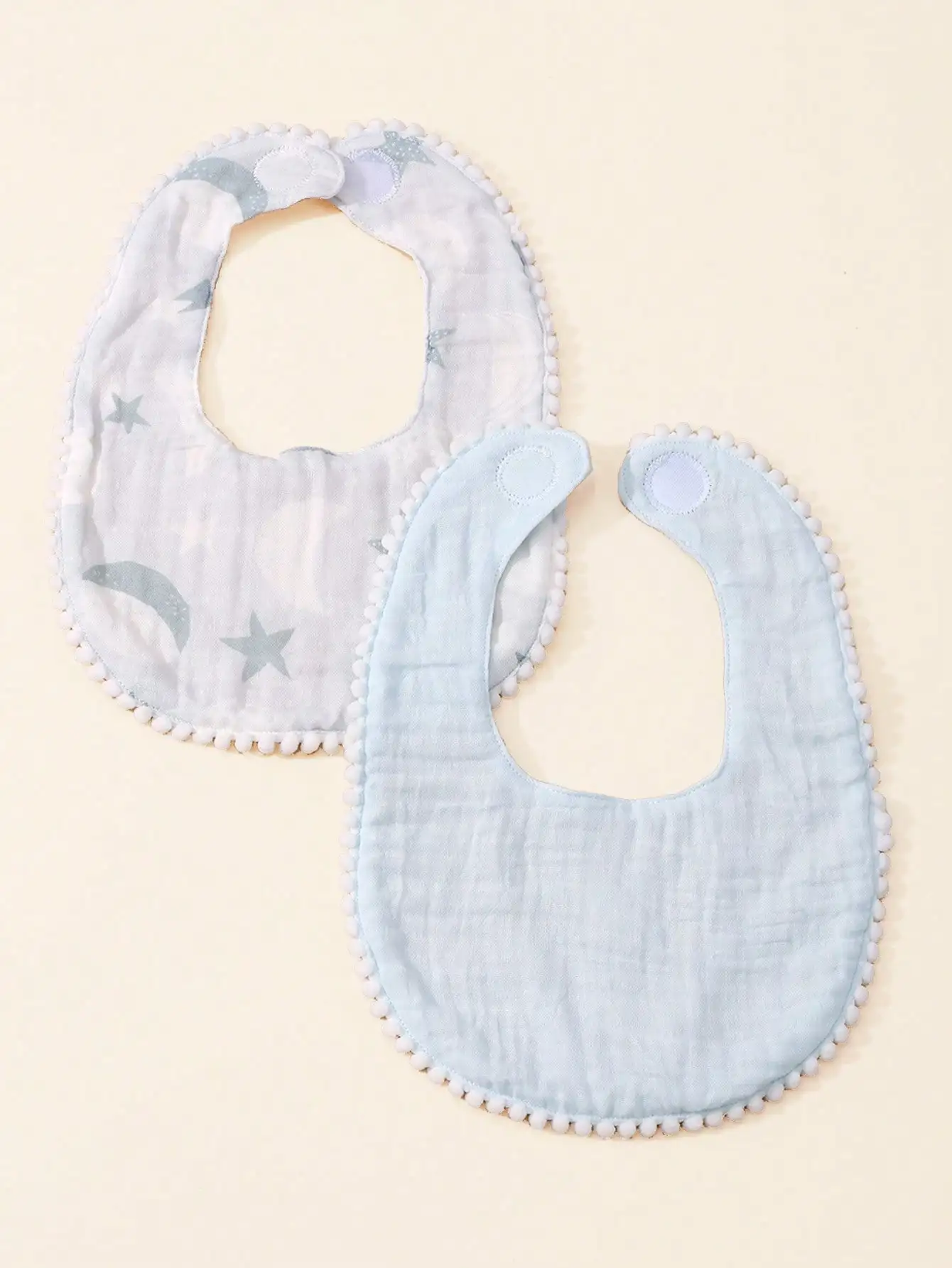 

Infant Drooling Bib Print Burp Cloths for Babies Cotton Saliva Towel Unisex