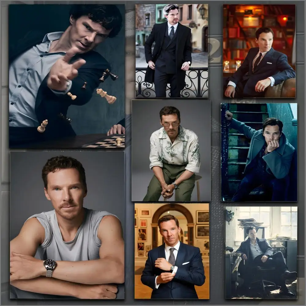 Benedict Cumberbatch Poster Durable HD PVC Wall Art - Waterproof Soundproof For Home Office Bar