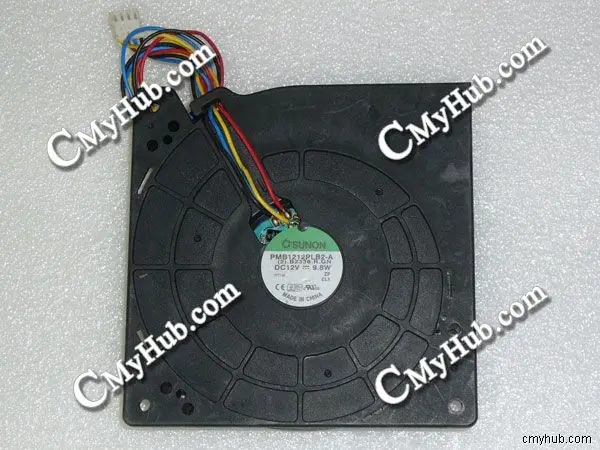 Ventilador de refrigeración para SUNON PMB1212PLB2 A (2).B2338.R.GN DC12V 9,8 W 12038 12CM 120mm 120X120X38mm 4 pines 4 cables PMB1212PLB2-A ventilador de refrigeración