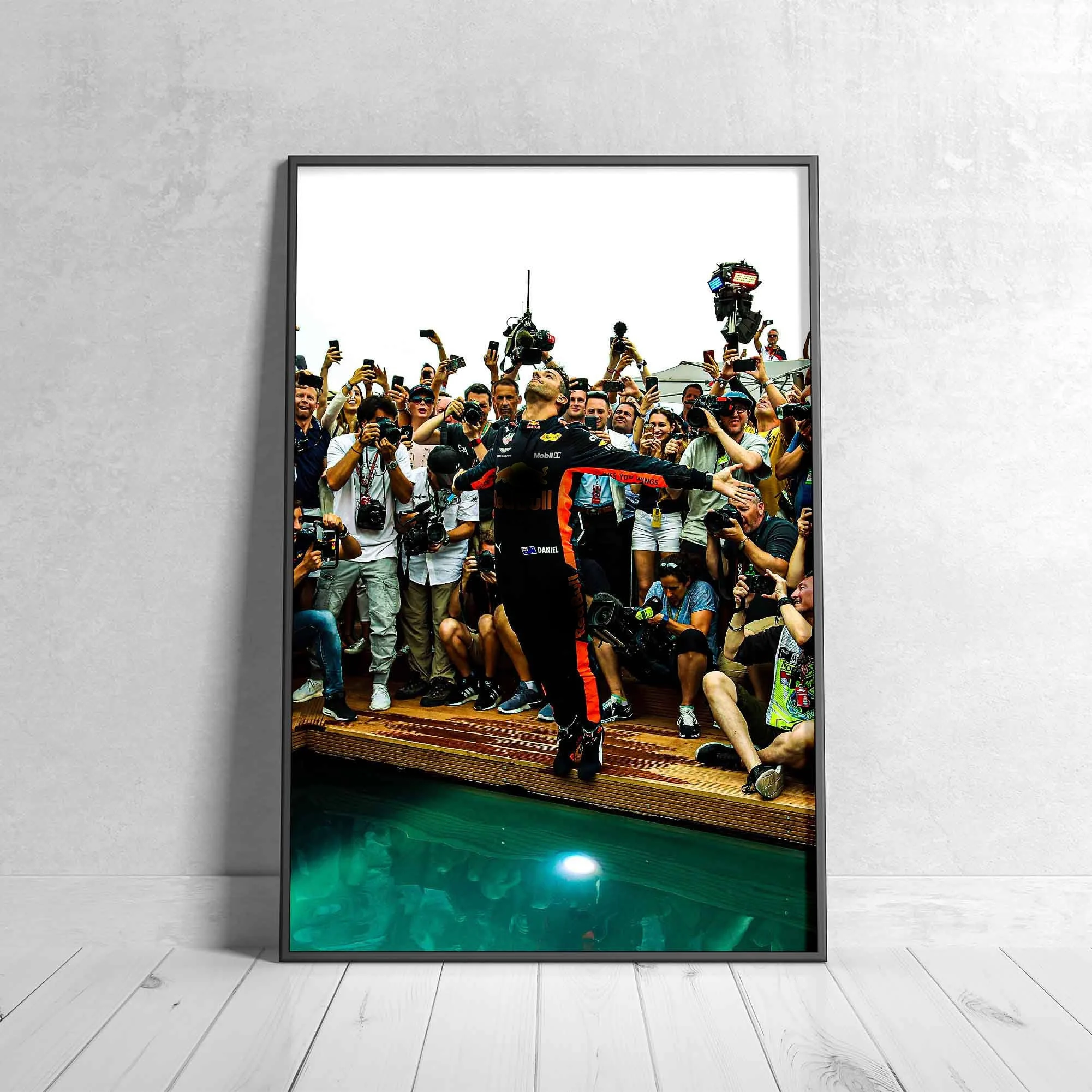 

Daniel Ricciardo Poster Print Formula 1 F1 Monaco Portrait Canvas Painting Home Decor Wall Picture For Living Room Frameless