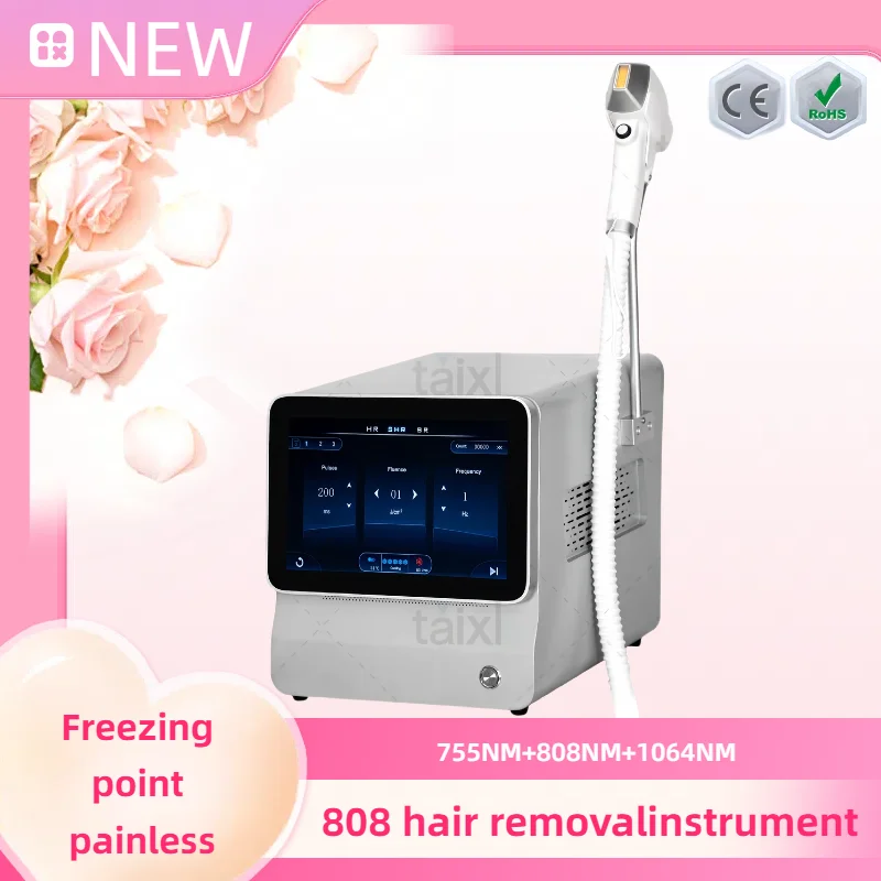 

A New Generation Professional Diode Ice Titanium Laser Body Hair Removal Machine Face Hair Remove Painless Permanent Epilator