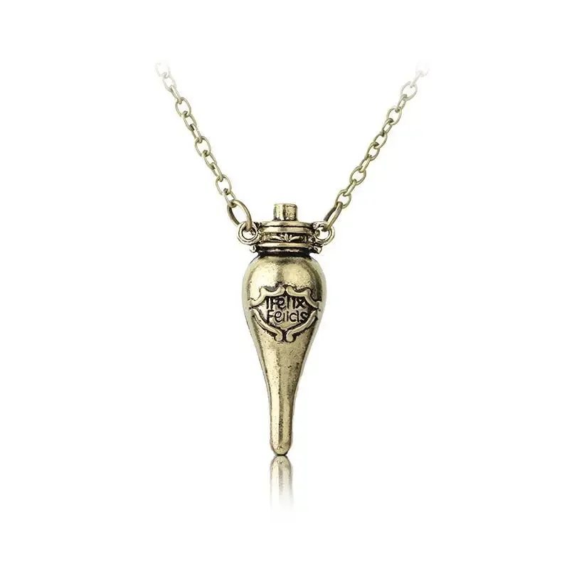 2024 New Delicate Harries Anime Potters Magic Academy Peripheral Pendant Necklace Fashion Premium Time Turner Triangle Snitch