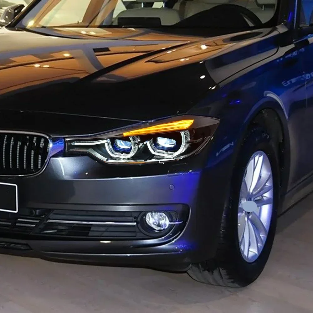 

Для BMW 3 серии F30 F35 320i 325i 330i 2013-2018 светодиодные передние лампы автомобиля в сборе, обновленная линза проектора с высокой настройкой, аксессуары