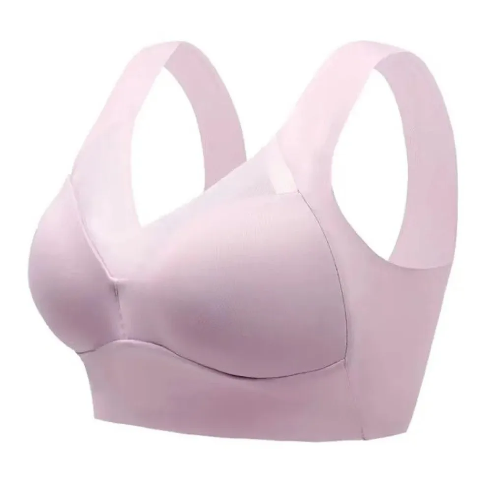 Sports Support Bra Ice Silk Seamless Bra Breathable Lingerie Ladies' Underwear Push Up Invisible Wireless Bra Fitness
