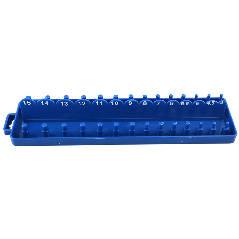 Collection Arrange Household Daily Necessities Tray Rack Socket Holder Blue High Quality Plastic Storage Organizer 1/4 Metric