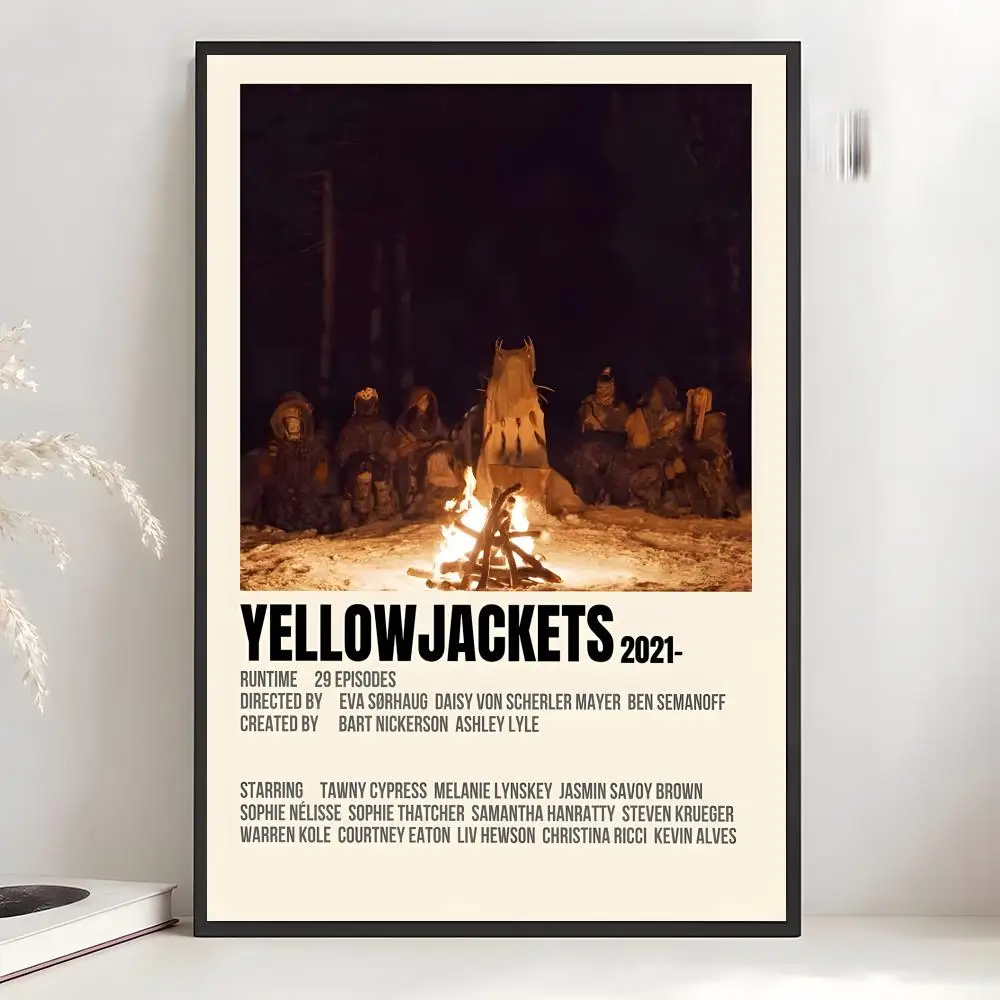 Tv Thriller Y-Yellowjackets Poster Art Wall Decor, Indoor Outdoor for Collectors