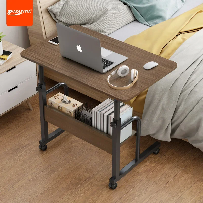 AOLIVIYA Bedside Table Removable Simple Small Table Bedroom Home Student Desk Simple Lift Dormitory Lazy Computer Desk