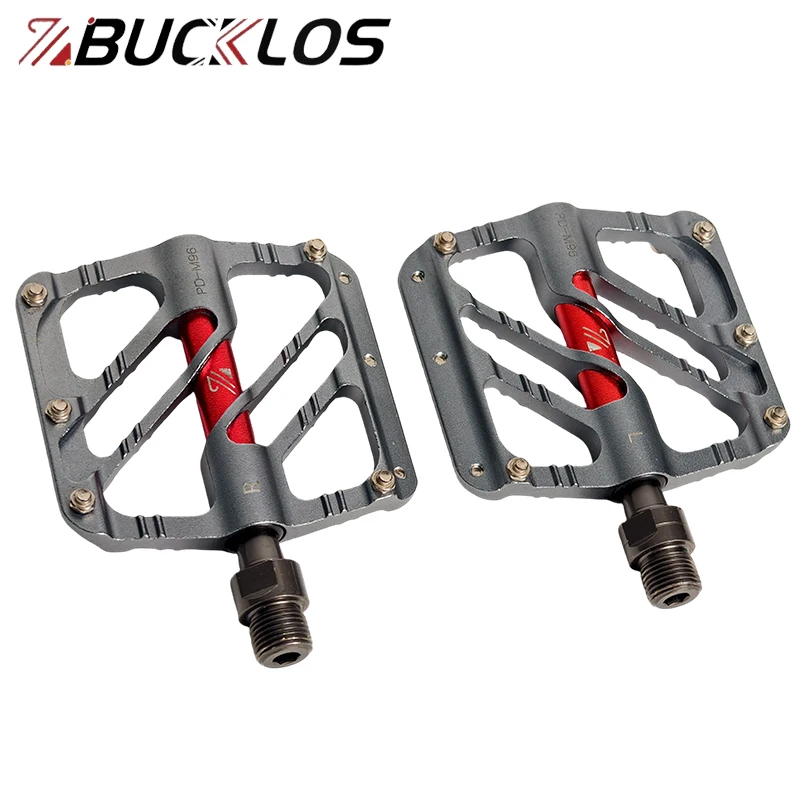 

Нескользящие педали Bucklos Mtb с ЧПУ, алюминиевые 3 подшипники, педали для Mtb велосипеда, сверхлегкие педали с герметичным подшипником для езды на горном велосипеде