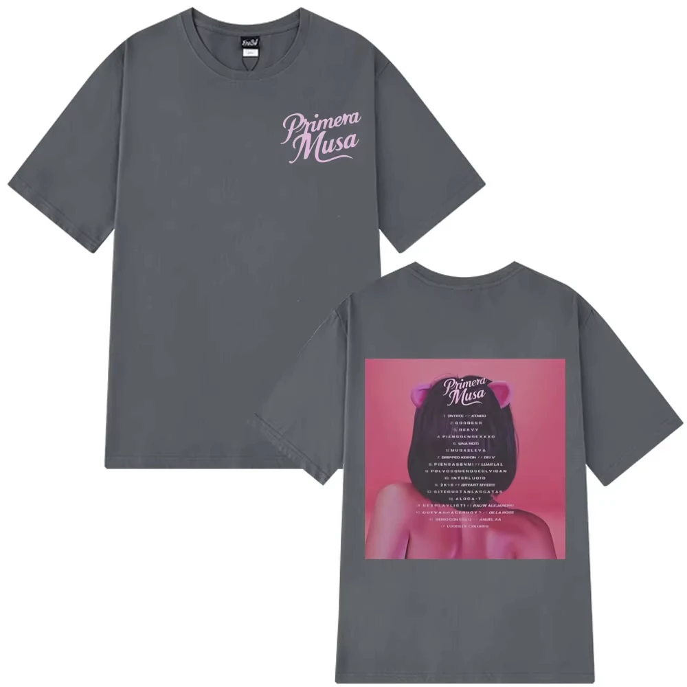 مغني الراب عمر كورتز بريميرا موسى جولة ألبوم الجرافيك تي شيرت الرجال النساء عادية موضة تي شيرت جماليات المتضخم القطن تي شيرت #2