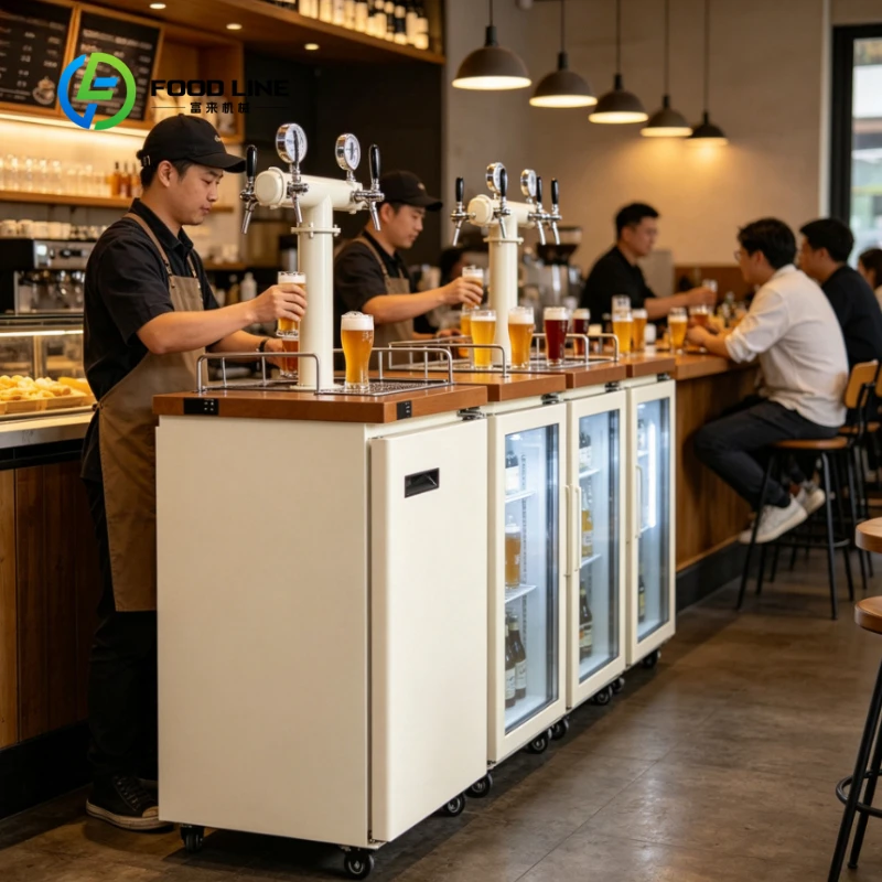 Customized Craft Beer Dispenser Draft Beer Machine All-in-one Air Cooled Beer Machine Fine Brewing Air Cooled Machine