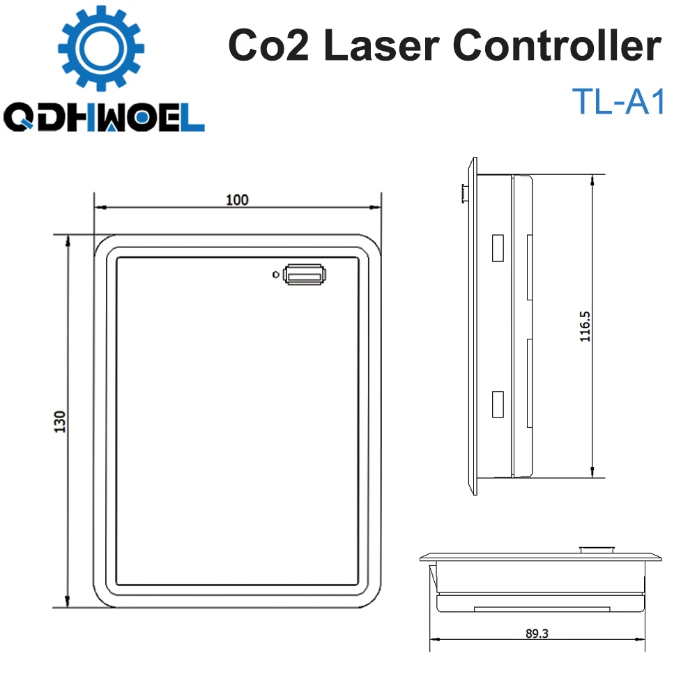 Imagem -04 - Sistema Controlador Laser para Gravação e Máquina de Corte K40 Laser 3020 6040 Substituir Ruida Leetro Trocen Qdhwoel-co2