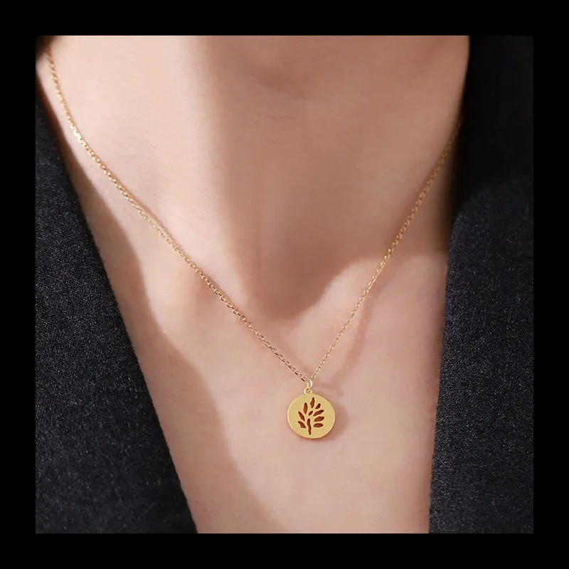 

Оригинальный геометрический кулон из стерлингового серебра, женский, японский и корейский темперамент, полая бирка, цепочка на ключицу, ожерелье Treatme