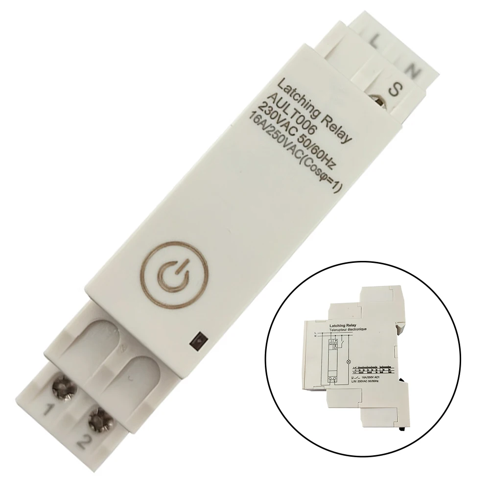 AUL006 Delay Timer Relay 220VAC Input 20A Output Capacity 1-10s Adjustable Cyclic Timing with Power Loss Memory Function