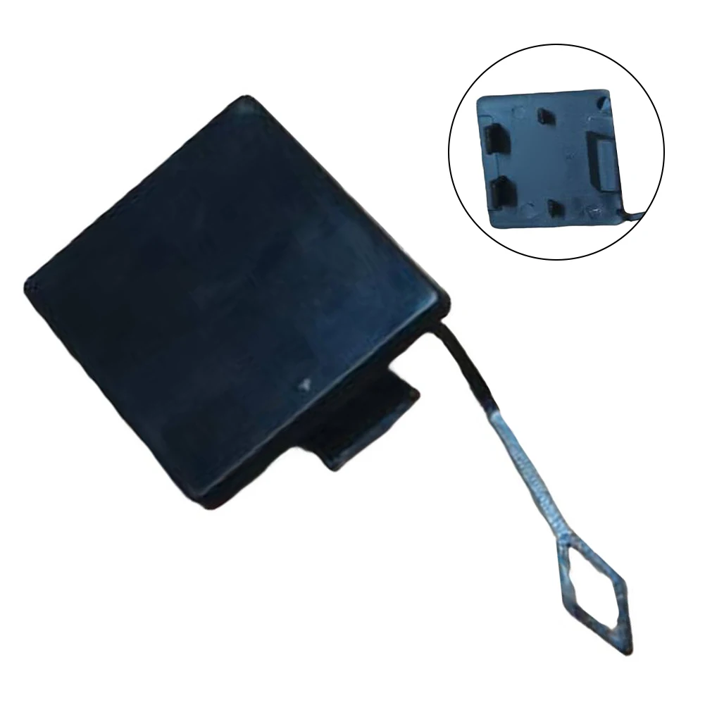 

Car Tow Hook Cover Black Rear Bumper Cover Easy Installation High Universality Fitment NO Made Of ABS Material