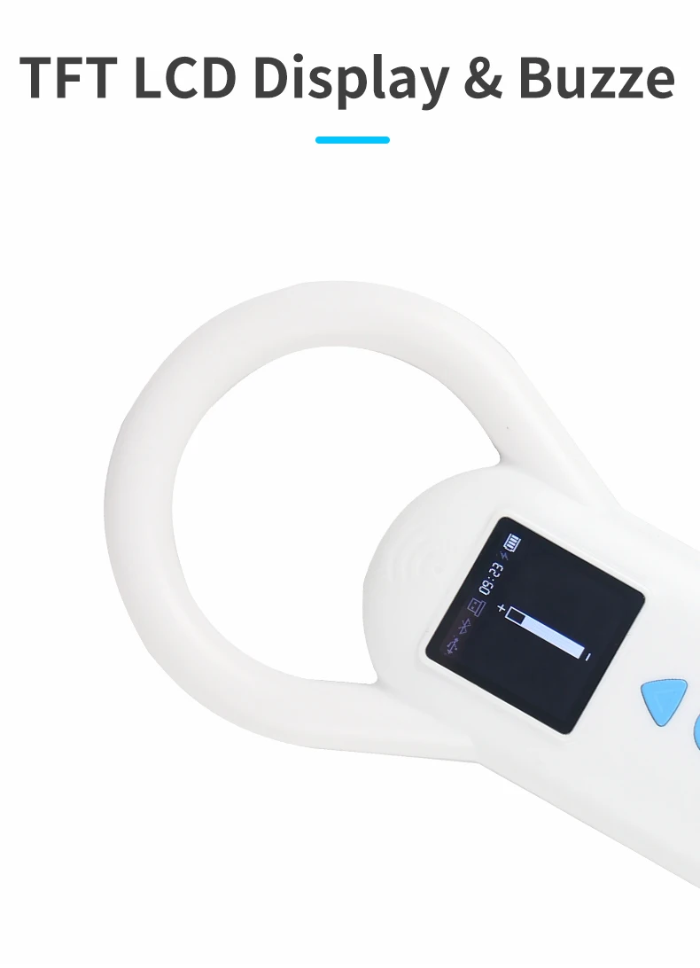 134.2Khz Animal RFID Reader Pet Cat Dog Handheld Microchip Scanner FDX-B Glass Chip USB/Bluetooth Animal Microchip Reader