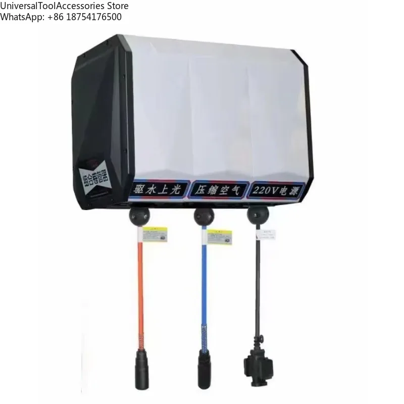 

Wall Mount Stainless Steel High Pressure Wash Hose Reel for Garden Car Automatic Retracting Metal Hose Reel with 3/8' Male Threa