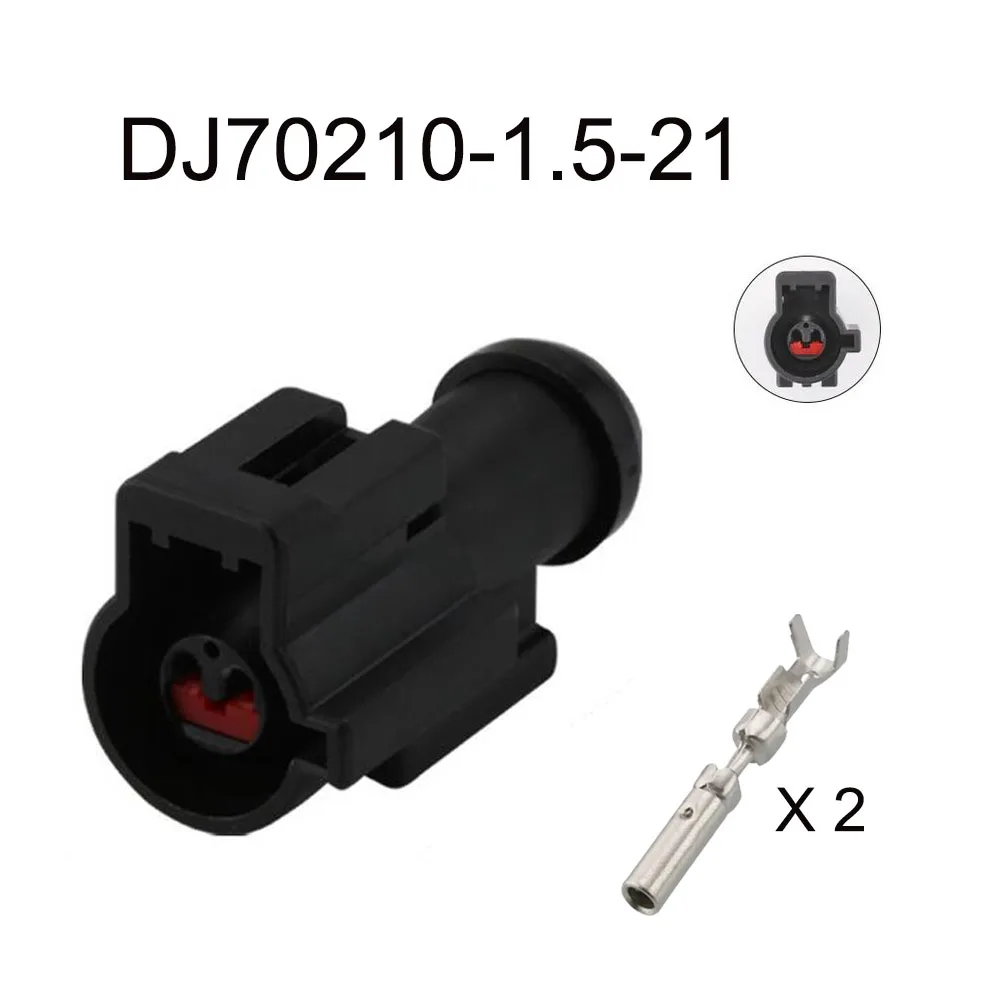 200set DJ70210-1.5-21 DJ70210A-1.5-11  automotiveWaterproofconnector 2 pin famale male cable Plug socket  Includes terminal seal