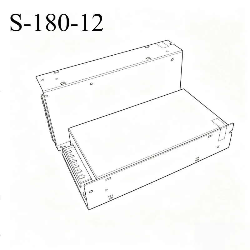 12V 15A 180W LED Power Supply DC 12v 15a 180w Switching Power Supply Source Transformer 100-240V AC DC S-180-12