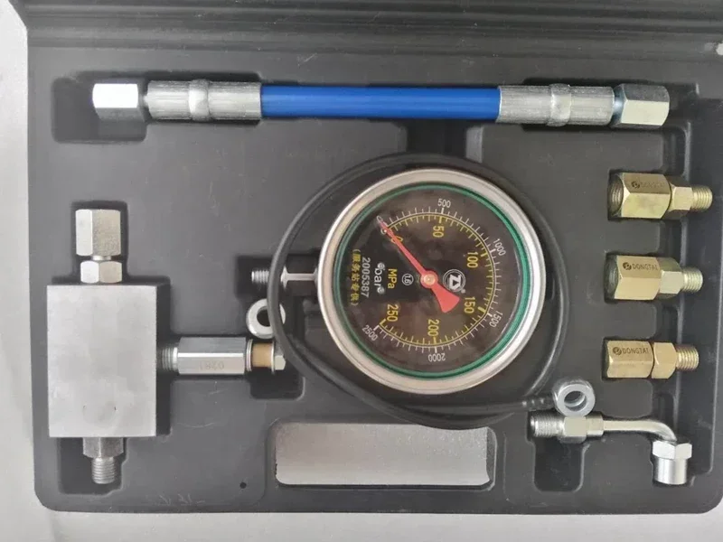 250MPa High Pressure Common Rail Pump Plunger Test Measuring Tool Set with Relief Protection for Diesel Engine Maintenance