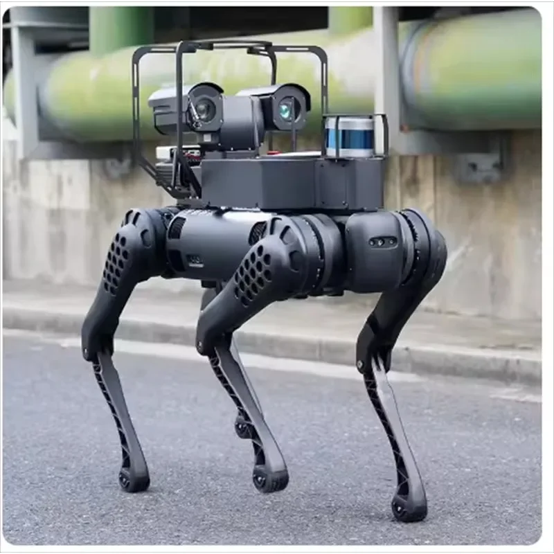 Robot inteligente biónico con interacción humano-ordenador, perro con tecnología cuádruple