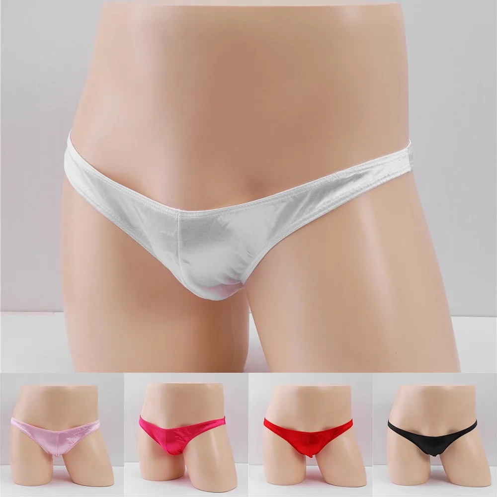 Sissy Panties Underpants For Men Sexy Skinny Soft U Convex Pouch Underwear Bikini Breathable Briefs Crossdressing