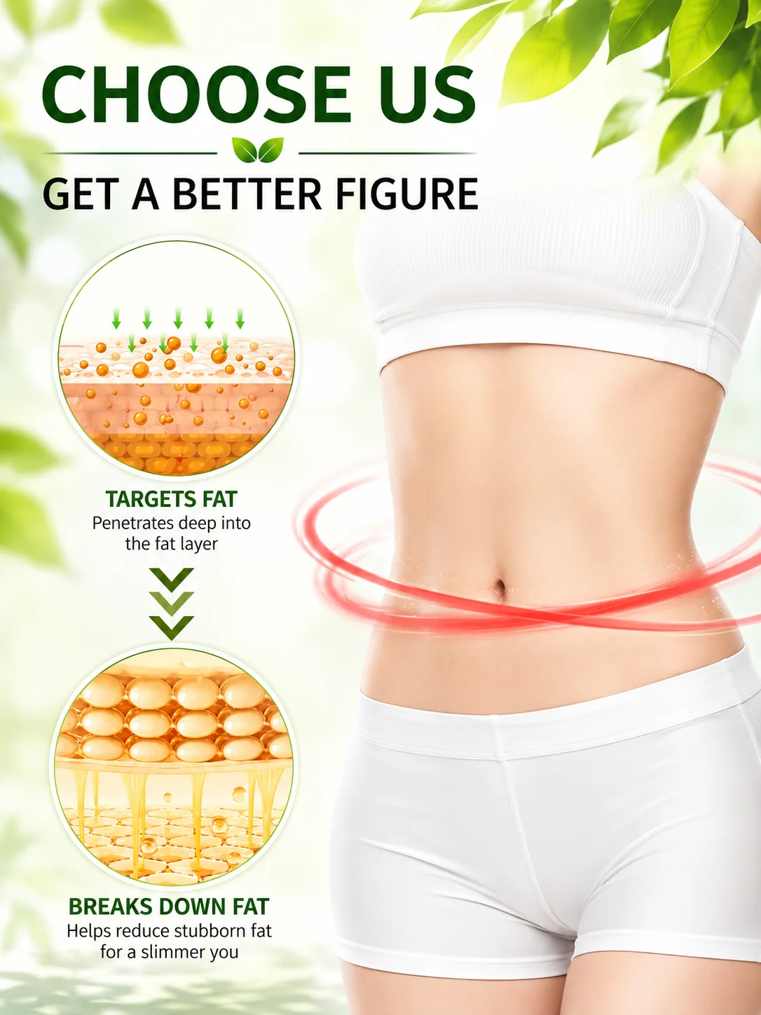 Slimming Body Oil for Weight Loss Massage Firming Tightening and Shaping Care Women Men