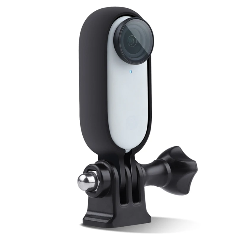 Bingkai pelindung adaptor logam kamera, aksesori kamera untuk Insta360 Go 2 dengan benang adaptor 1/4 inci untuk Insta360 Go 2