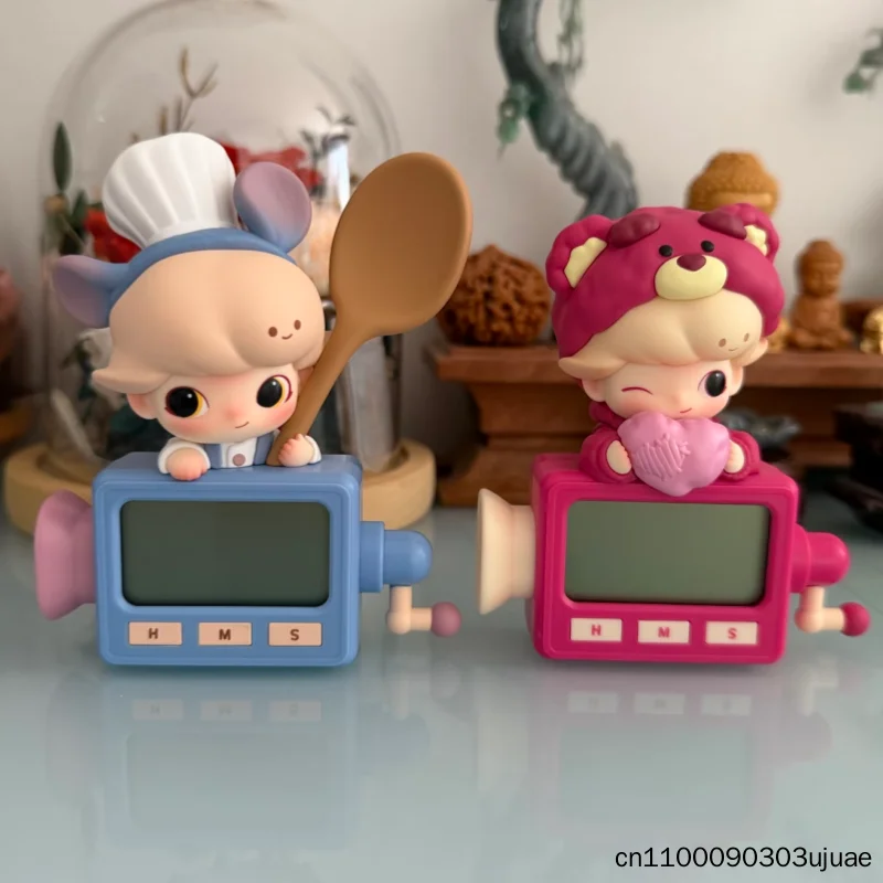 POPMART DIMOO WORLD PIXAR Series Timer Refrigerator Magnet Blind Box Toys Anime Action Figure Surprise Mystery Box Kawaii Dolls view 2