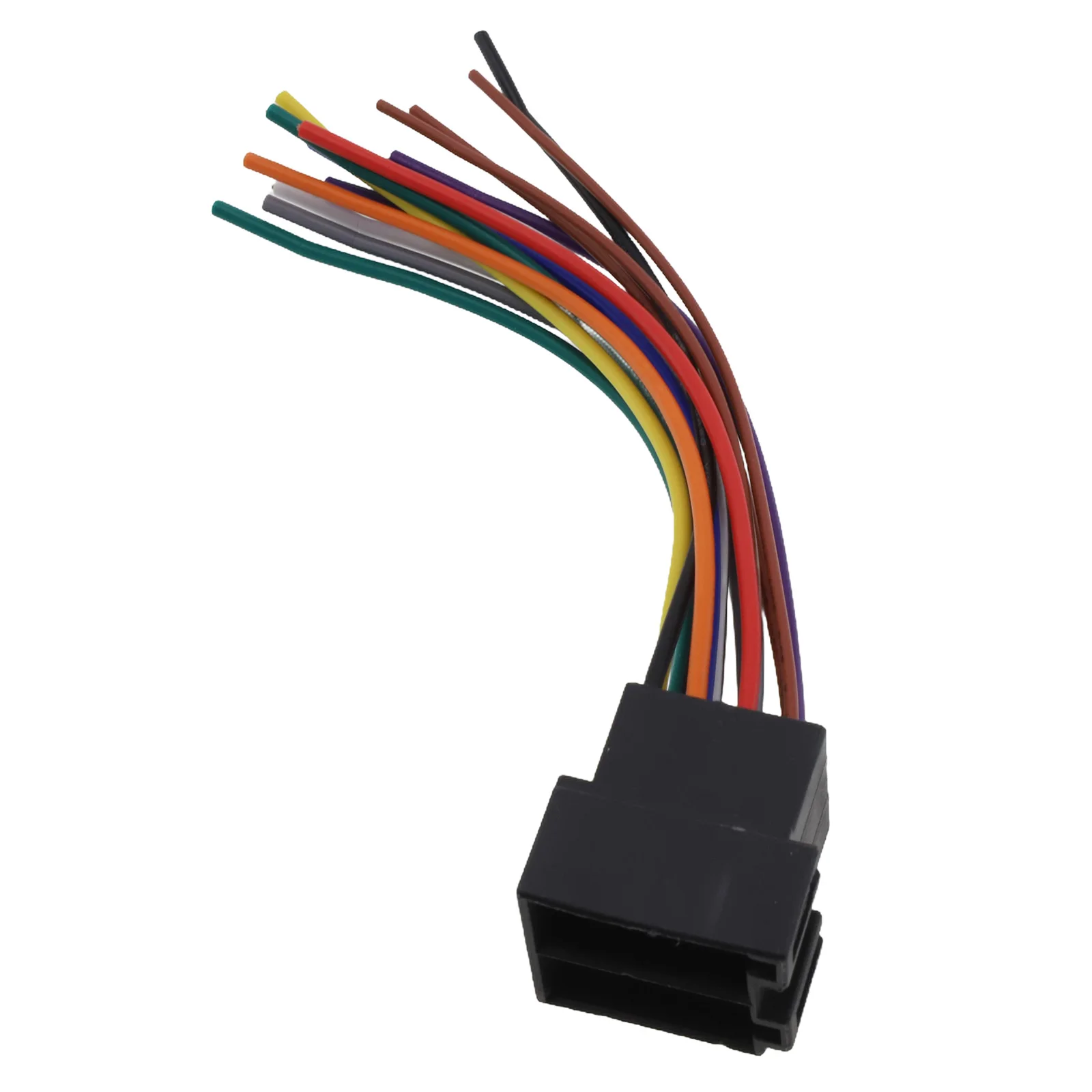 Car Radio Fitments Power Adapter Connector Light Brightness Manual Measurement Data Monitor Brightness Notes Quick Installation