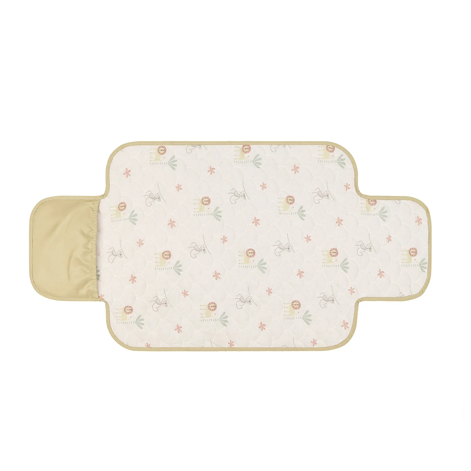 Tragbare Baby Windel Ändern Pad Wasserdichte Baby Harn Pad Matte Sitzkissen für Reise Outdoor Kinderwagen Ins Floral Mode