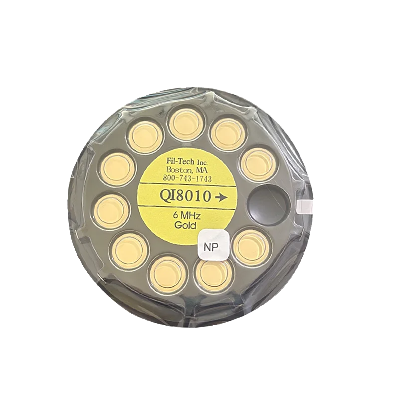10 pieces of film thickness meter, crystal controller, oscillator, crystal oscillator, gold-plated, quartz wafer double-sided
