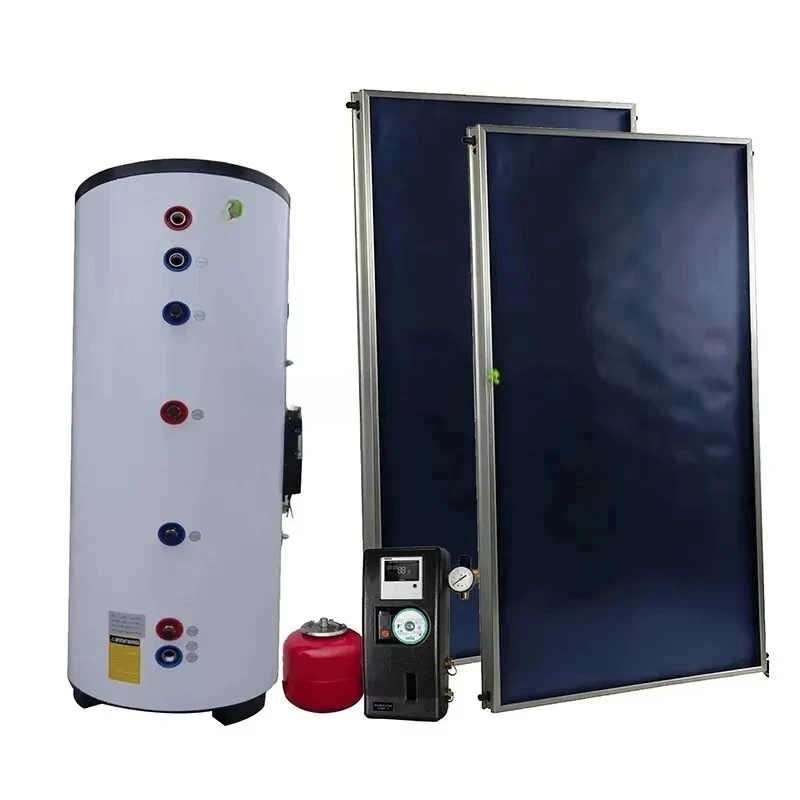 Anti  and Frost Resistance Pressurized Split Flat Panel Solar Water Heater for  Freestanding