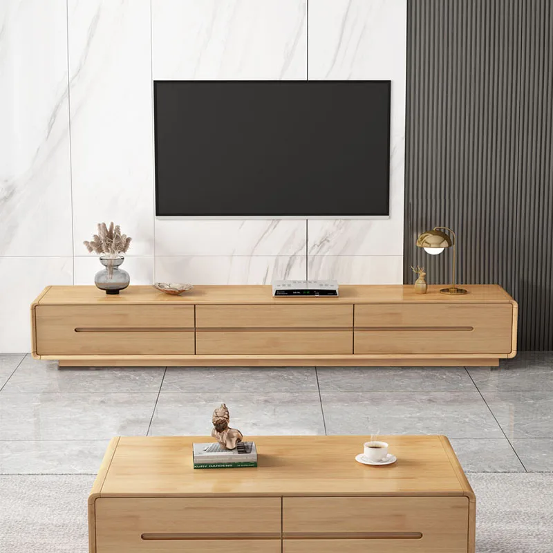 

Простой мобильный ТВ-Стол для гостиной, напольный ретро-стол из массива дерева с растениями, китайский дизайнерский ТВ-стол, многофункциональный салонный мебель