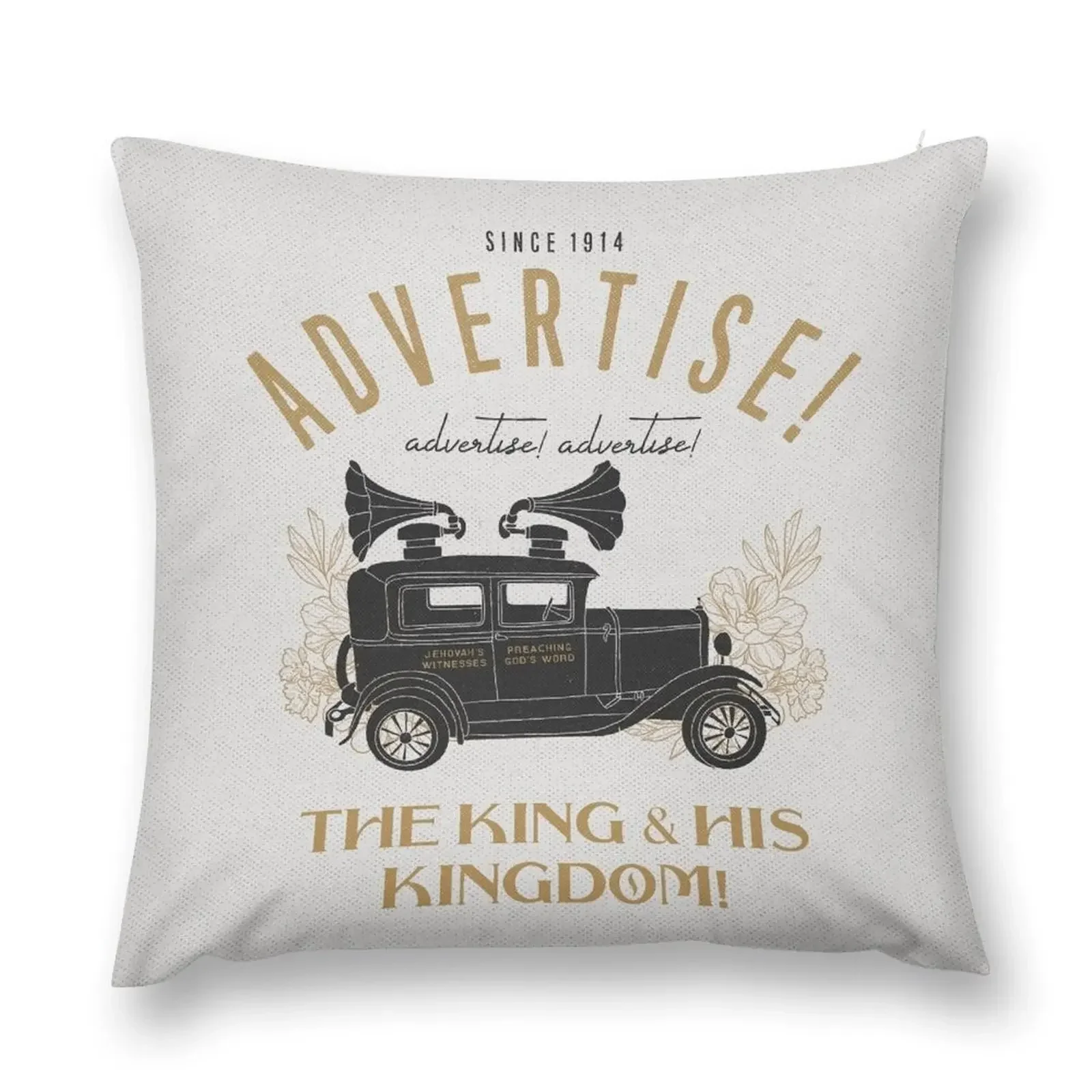 

ADVERTISE! ADVERTISE! ADVERTISE! THE KING AND HIS KINGDOM! Throw Pillow Pillow Case christmas decorations for home 2025 pillow