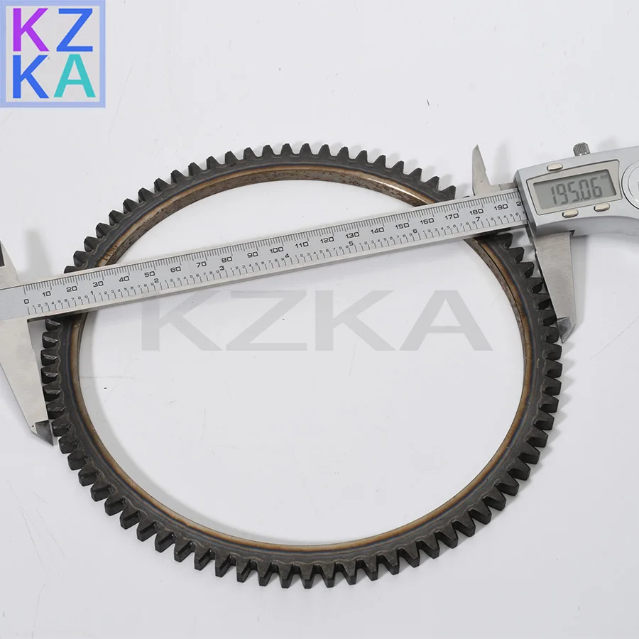 Anel de engrenagem da coroa do volante do motor de popa 6ah-85550-10 para yamaha f15a 4t 15hp 6ah-85550 6ah seapro f20 substituição do motor do barco