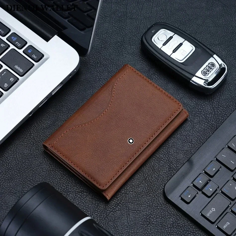 

Business Powerful Magnetic Leather Wallet Magsafe for IPhone 17 16 15 Pro Max 15 14 Pro Card Holder Phone Pouch Protective Case