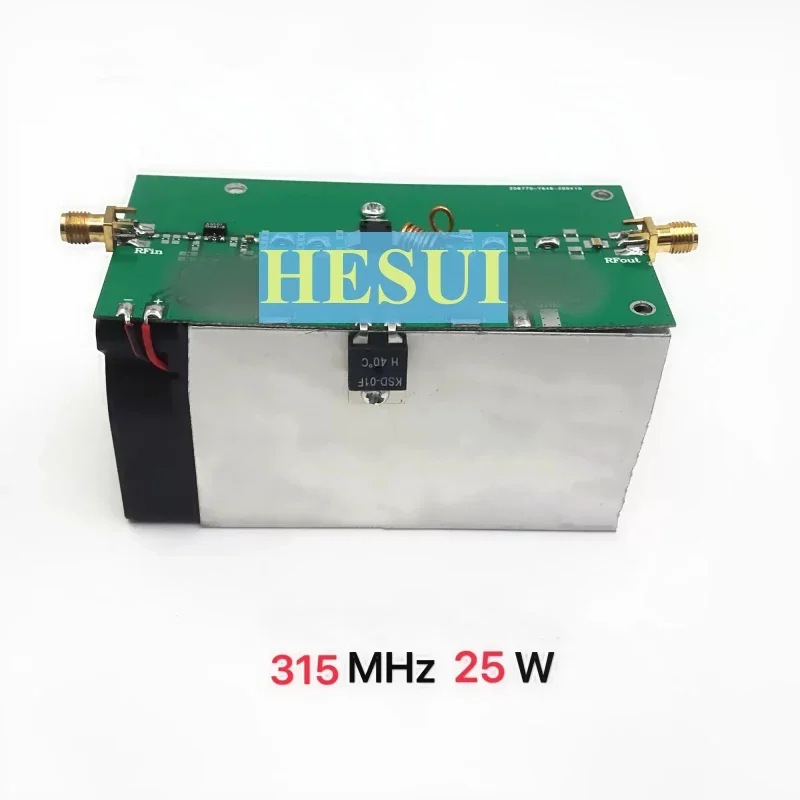 280MHz-350MHz 25W 44.5dbm 35dB 315MHz Amplifier Microwave RF Power Amplifier Image Transmission Amplifier Module Board