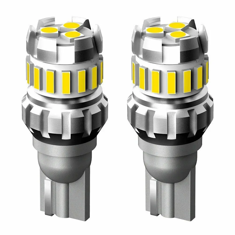 2pcs W16W T15 LED Bulbs Canbus Error Free LED Backup Light T16 921 912 W16W LED Bulbs 4014 Car Reverse Lamp 6500K White 12V