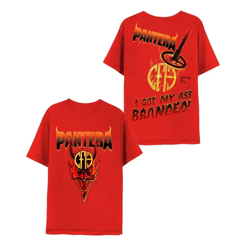 Hot Pantera Band's Dark Rock Punk Vintage Classic Album Amerikanisches Herren-Kurzarm-T-Shirt – Detail 2