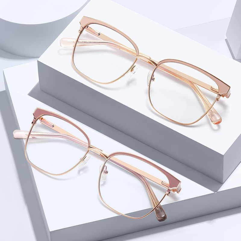 

85027 Cat Eye Myopia Hyperopia Reading Eyeglasses Women Medical Grade Cute Internet Celebrity Style Prescription Glasses