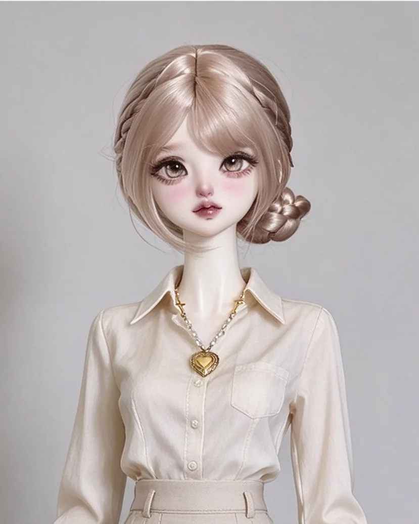 Wigs doll Wig BJD Accessories Doll Hair, Lovely 1/4 BJD Doll Hair 1 Piece Free Shipping