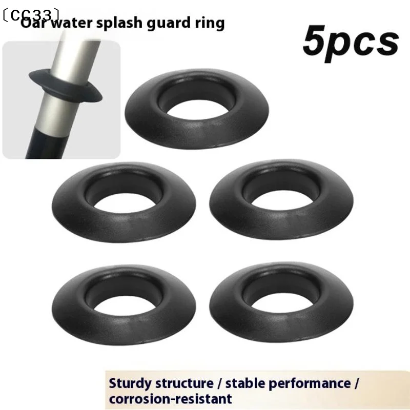 

5Pcs Drip Ring Replacement Outdoor Rowing Boat Raft Canoe Kayak Oar Accessories Paddle Splash Guards Propel Paddle Parts〔CC33〕