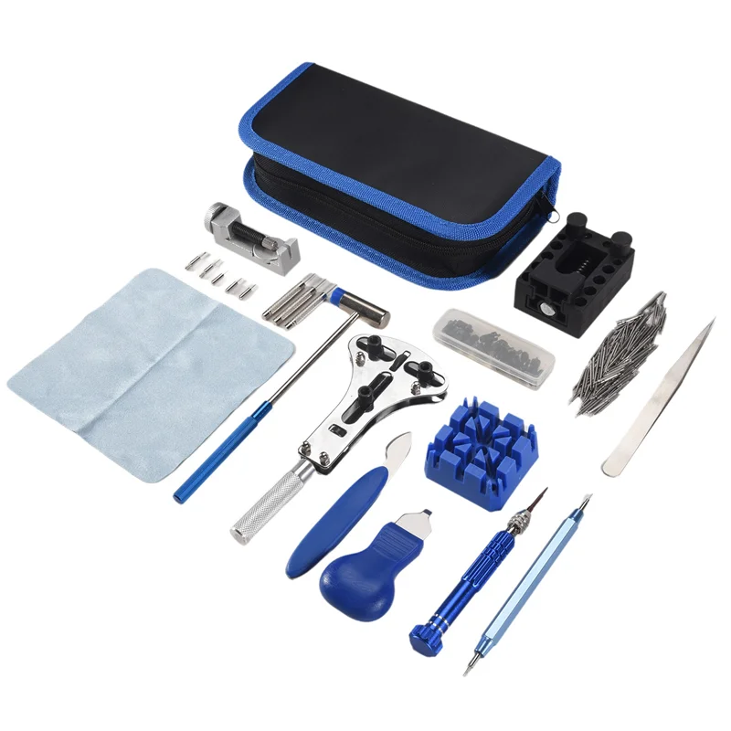 

ABBY-185 PCS Watch Repair Tools Watch Battery Change Replacement Watch Back Opener Repair Kit, Spring Bar Tool Box Opener Kit