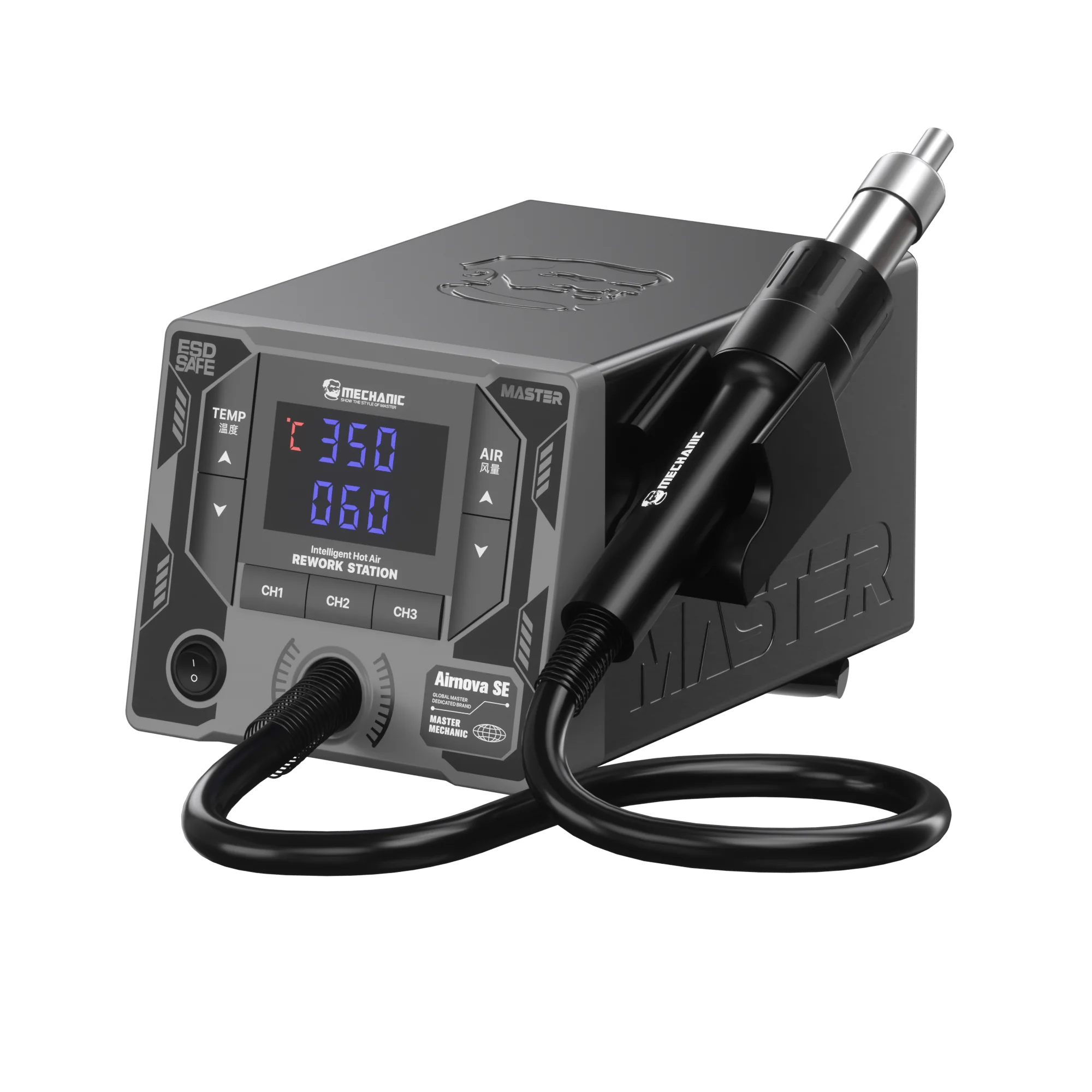MECHANIC AIRNOVE SE Intelligent Temperature Controlled Heat g un 1000W Auto Standby Mobile Phones Motherboard Soldering Rework