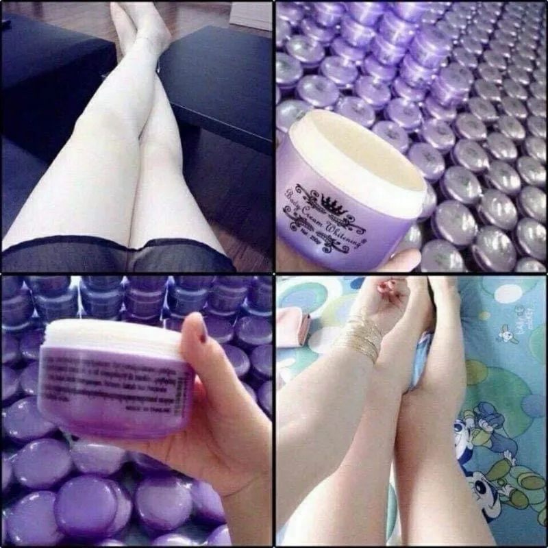 

250g THAIAN Kem Sieu Trang Body Cot Tim, Whitening Body, Legs, Knees and Elbows, Removal Dark Spots Skin Lightening Brightening