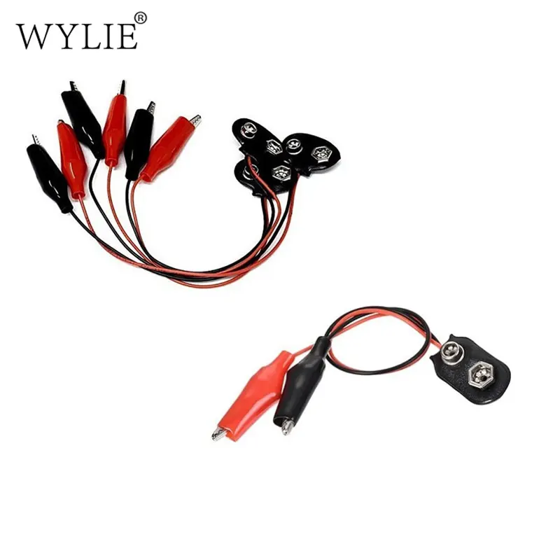WYLIE 9V Battery Snap Connector Clip Lead Wires Holder For iPhone 16PM Battery Adhesive Strap Tape Disassembling Removal