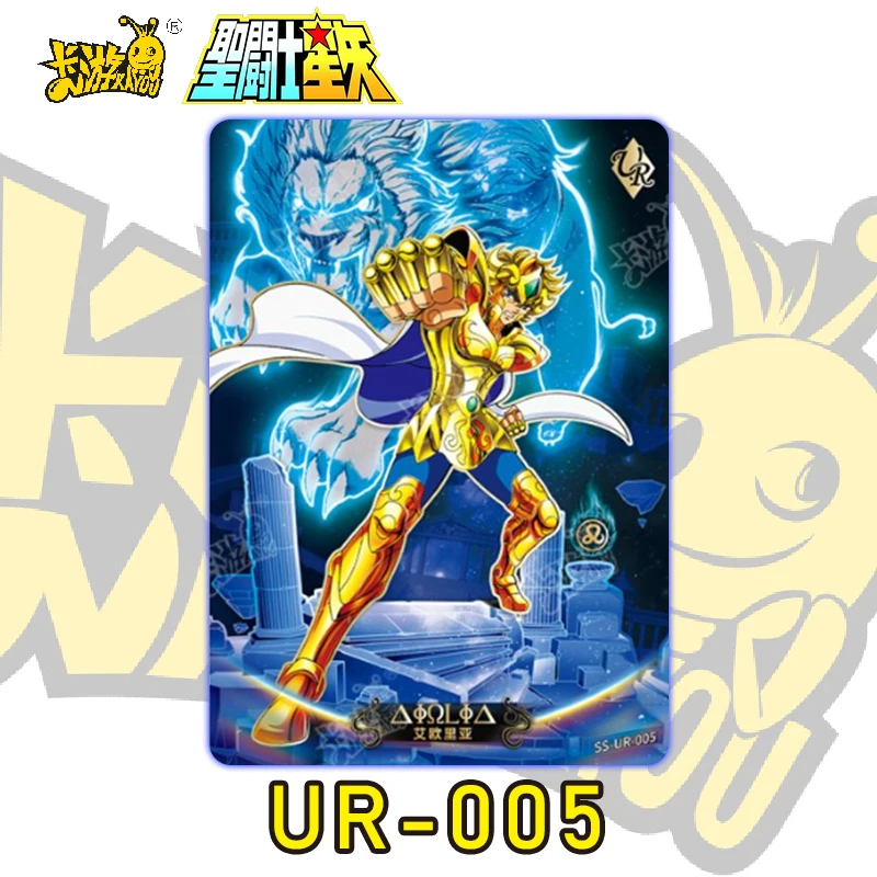 Kayou Saint Seiya Ur-Series Anime Characters Mu Aldebaran Saga Dokho Milo Children\'s Toys Collection Card Birthday Gift